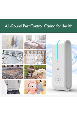 Hangfox Siyah Ultrasonik Uçucu - Hamster Repeller, Akşam Lambası, 100-240v Avrupa Standartı, Yüksek Verimli Enkaz Kontrolü