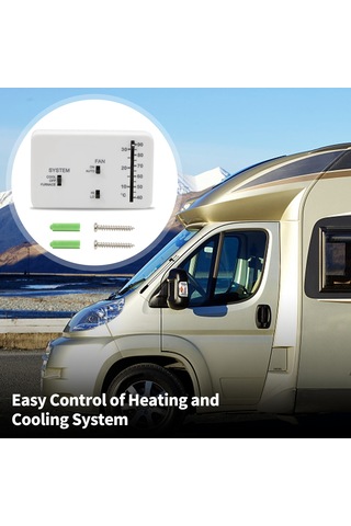 Suofeng Dometic Karavan Termostat Devresi Yedek Parça - Beyaz Abs Kontrol Paneli Seti