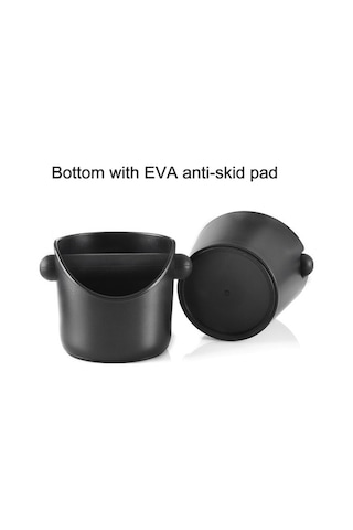 Dancemonkey Atık Telve Kutusu Kahve Öğütme Telvesi Kova Siyah , Kullanışlı Tasarım Siyah