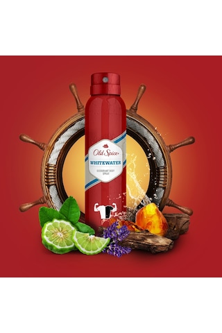 2 Adet Old Spice Whitewater Sprey Deodorant 150 Ml Erkekler İçin İkili Set Güçlü Koku Ada Esintisi