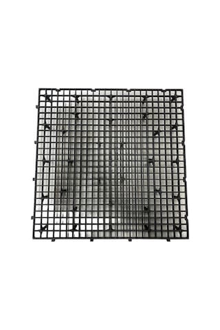 50x50 Plastik Güvercin Kümes Taban Izgarası Siyah