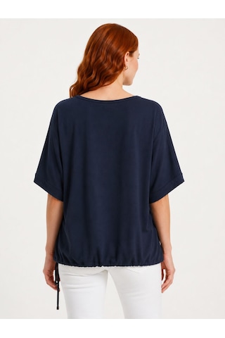 Neden Tekstil Kadın Baskılı Relaxed T-shirt - Lacivert