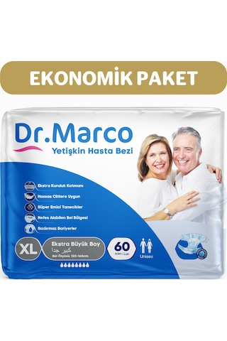 Dr. Marco Yetişkin Bel Bantlı Hasta Bezi XL 60'lı