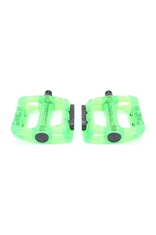 Neco Wp601 Geniş Mtb Bmx Platform Pedal 110 X 100 Mm 415 Gram Transparan Yeşil