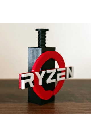 Ayarlanabilir Ekran Kartı Tutucu Ryzen Logolu