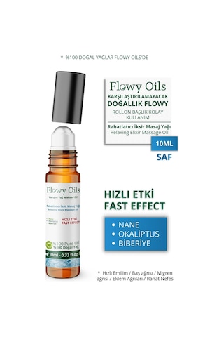 Rahatlatıcı Baş ve Vücutta Hızlı Etkili Doğal Formül 10 ML