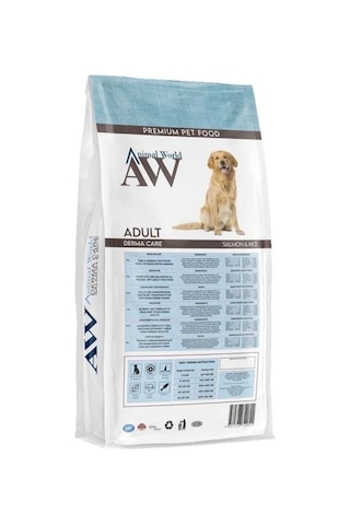 Animal World Somon Balıklı Yetişkin Köpek Maması 15 KG