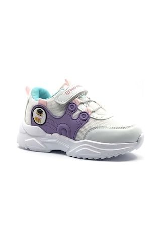 Cool Merry Beyaz-mor Ortapedik Sneaker Kız Çocuk Spor Ayakkabı 001