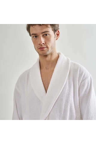 Linens Soft Pamuk S Bornoz Beyaz 340 G/m²