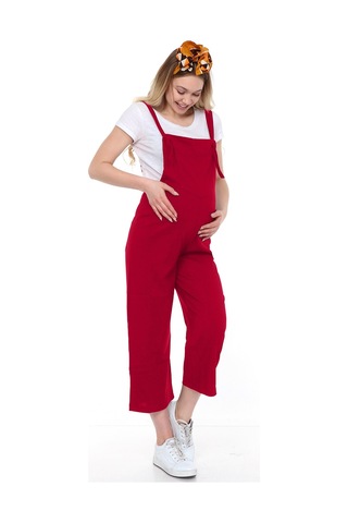 Luvmabelly Myra6107 - Bordo Hamile Salopet-bordo