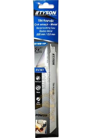 Kupa Tyson Tilki Kuyruğu 225/2.5 Mm. Çok Amaçlı - 5 Adet