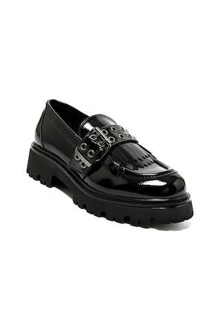 Naplak Nero Oxford Klasik Kadın 6008026 Nacree Napl Nero Siyah