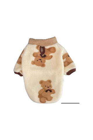 Gedyco Bear Premium Peluş Küçük Irk Köpek Sweatshirtü