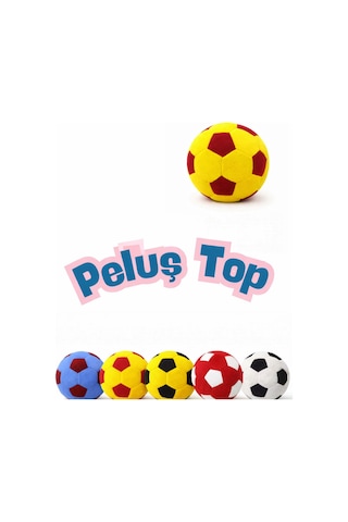 Peluş Futbol Topu Siyah Beyaz