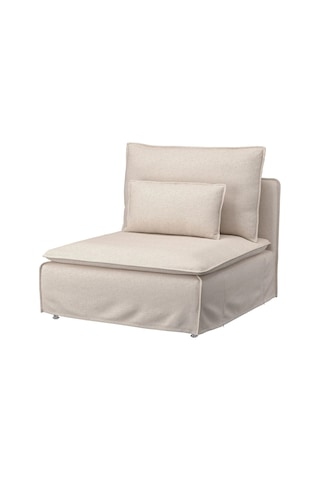 Ikea Ekru Konforlu Kanepe - Tekli Koltuk