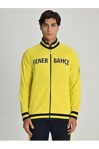 Fenerium Erkek Trıbun Sarı Lacivert Sweat Sarı