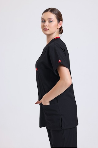 Doktor, Hemşire Forması, Cerrahi Nöbet Takımı, Likralı Üniforma Unisex Sağlıkçı Üniforma, Scrubs Beyaz