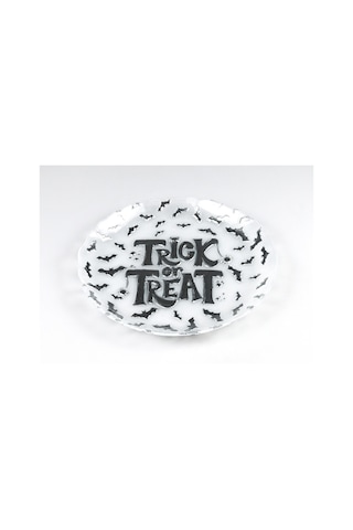 Trick Or Treat - Şeker Mi Şaka Mı Sunum Servis Tabağı 21 Cm