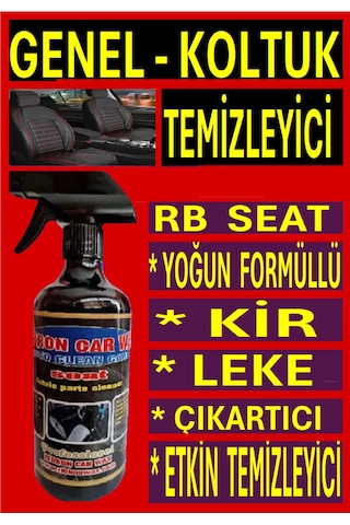 Rb Seat Supher Kumaş-leke Çıkartıcı-genel Temizleyici 500 Ml