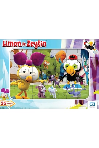 Ca Games Limon İLe Zeytin 35 Parça Frame Puzzle Ca.5082