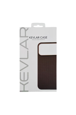 Apple iPhone 17 Air Magsafe Uyumlu Aramid Kevlar Karbon Fiber Kılıf Siyah