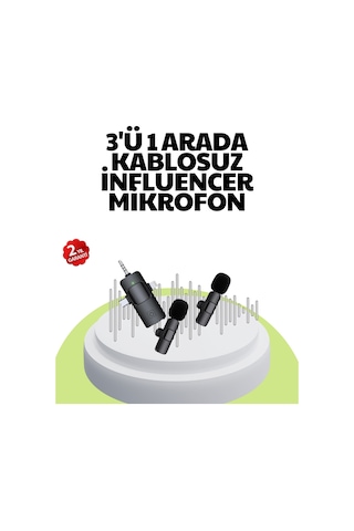 Çok Yönlü Mikrofon - Net Ses, Uzun Pil