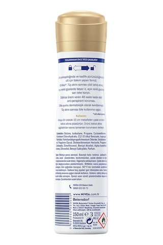 Nivea Black & White Invisible İpeksi Pürüzsüzlük Kadın Sprey Deodorant 6 x 150 ML