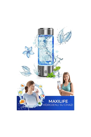 Taşınabilir Hidrojenli Su Üretici Cihazı | Şarj Edilebilir & Spe/pem Teknolojili Şeffaf