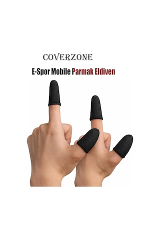 Mobil Oyun Parmak Kılıfı, Yüksek Hassasiyetli Dokunmatik Parmak Kolu, Terletmeyen Kaydırmaz Gamer Finger Sleeve, Fp Genel