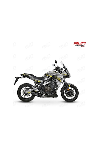 Yamaha Tracer 700 Wrıtıng Graphic Kit Sticker Set Sari