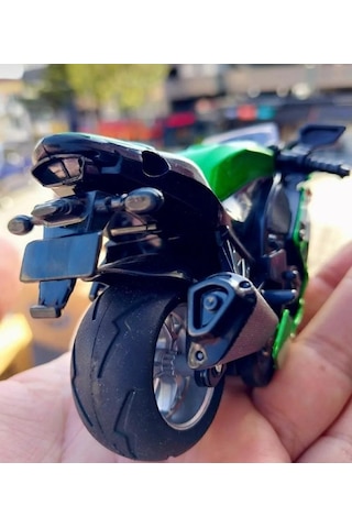 Motor Kavasakı Ninja 250r Oyuncak Motorsiklet Metal Plst Model Çe