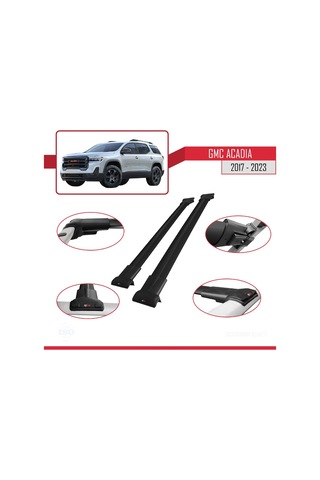 Gmc Acadia 2017-2023 Arası İle Uyumlu Fly Model Ara Atkı Tavan Ba