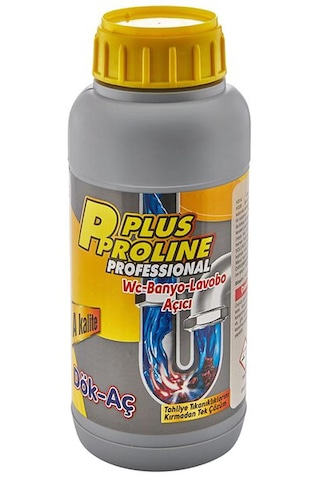 P-plus Proline Profesyonel Wc-banyo-lavabo Açıcı Dök Aç A Kalite 1900gr 1000ml