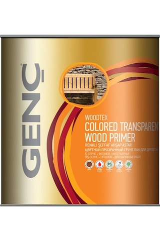 Genç Renkli Şeffaf Ahşap Astarı 2.5 L