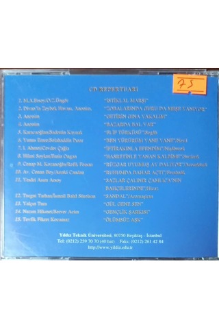 Plak Değildir Cd Dir Cd Yıldız Teknik Ünüversitesi Cumhuriyet K