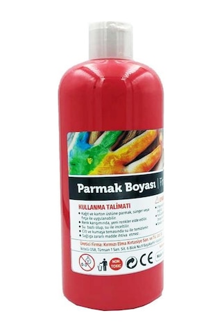 Red Apple Parmak Boya 500 Gr Kırmızı Rp 500-12