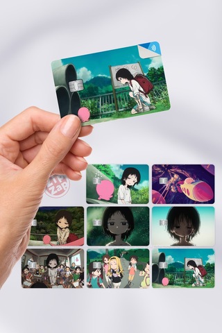 Takopi's Original Sin Takopii No Genzai Kart Kaplama Sticker 8 Adet Çok Renkli