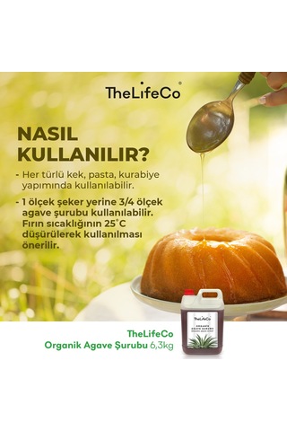 TheLifeCo Organik Agave Şurubu 6300 G