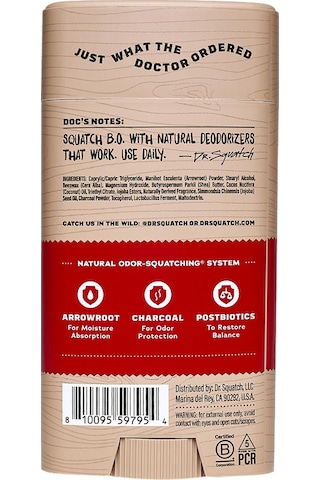 Dr. Squatch Sandalwood Summit Alüminyumsuz Stick Deodorant 75gr