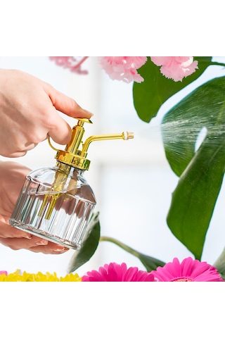 Perotti Vintage Cam Bitki Sulama Şişesi 250 ML Gri