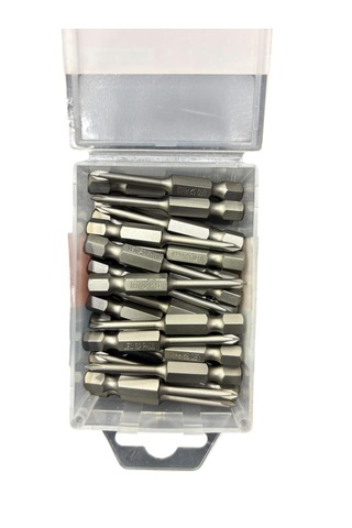 Leo Ph00 50mm ¼ S2 Kalite Mıknatıslı Bits Yıldız Uç 30 Adet
