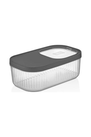 2'li 5 Lt Multibox Füme Kayar Kapaklı Saklama Kabı & Erzak Kabı & Toz Ve Tablet Deterjan Kutusu Çok Renkli