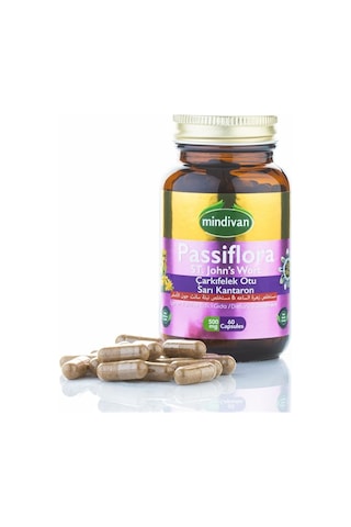 Mindivan Passiflora St John'S Wort 60 Kapsül Aromasız