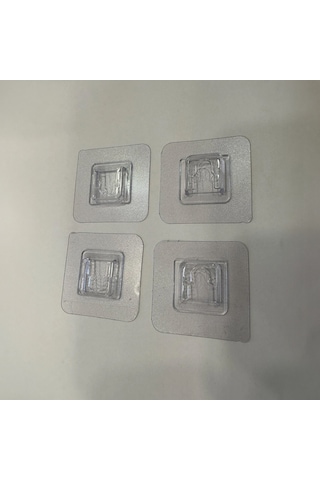 Yedek Yapıştırıcı Sticker Duvar Yapışkan Sihirli Banyo Düzenleyici Yedek Yapıştırıcısı 4 Adet Bej