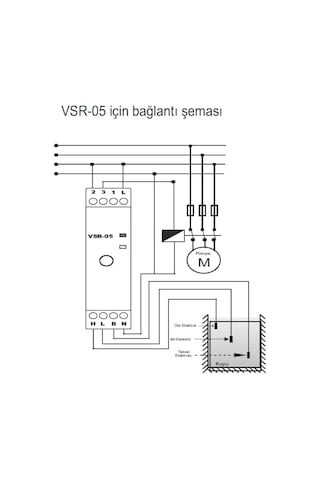 Er-na Vsr-05-24vdc ,ray/dın 24vdc 5..100k Kontak-1a1k Sıvı Seviye Röle