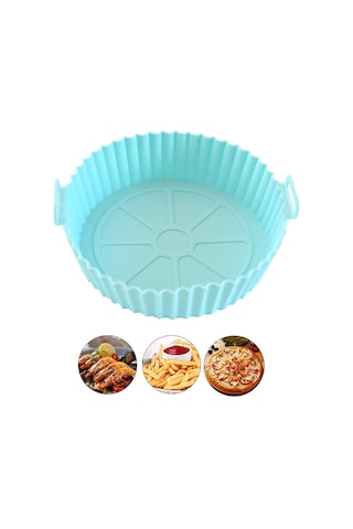 Jıeyan Silikon Hava Fritöz Gömlekleri, 6.8 İnç, Yeniden Kullanılabilir, Isıya Dayanıklı, Kolay Temizlenir, Yuvarlak, 1 Adet Sku: Smg8690010585967