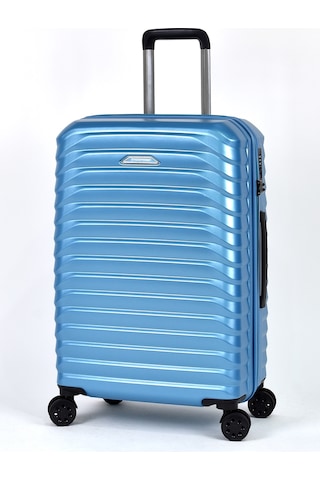 Elatae Francesco Ferellino Orta Boy Pc Kırılmaz Valiz Mavi 10724to Mavi