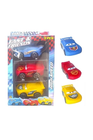 Rust-eze Çek-bırak Oyuncak Arabalar 3 Lü Set