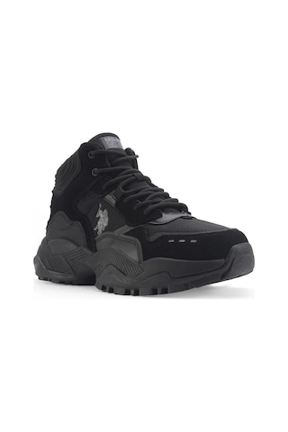 U.s. Polo Assn. Yota Hi 4pr Erkek Siyah-siyah Bot Siyah