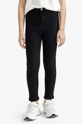 Defacto Kız Çocuk Okula Dönüş Skinny Fit Dar Paça Jean Pantolon E5875a825aubk27 Siyah